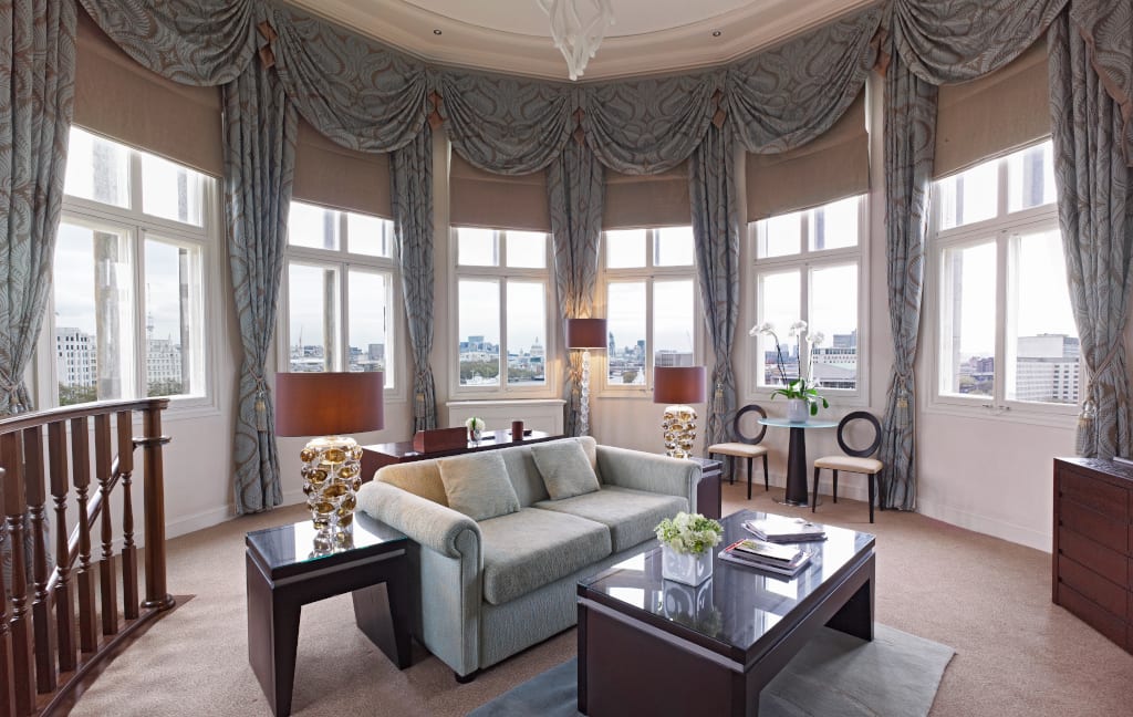 The Tower Suite at the Royal Horseguards Hotel