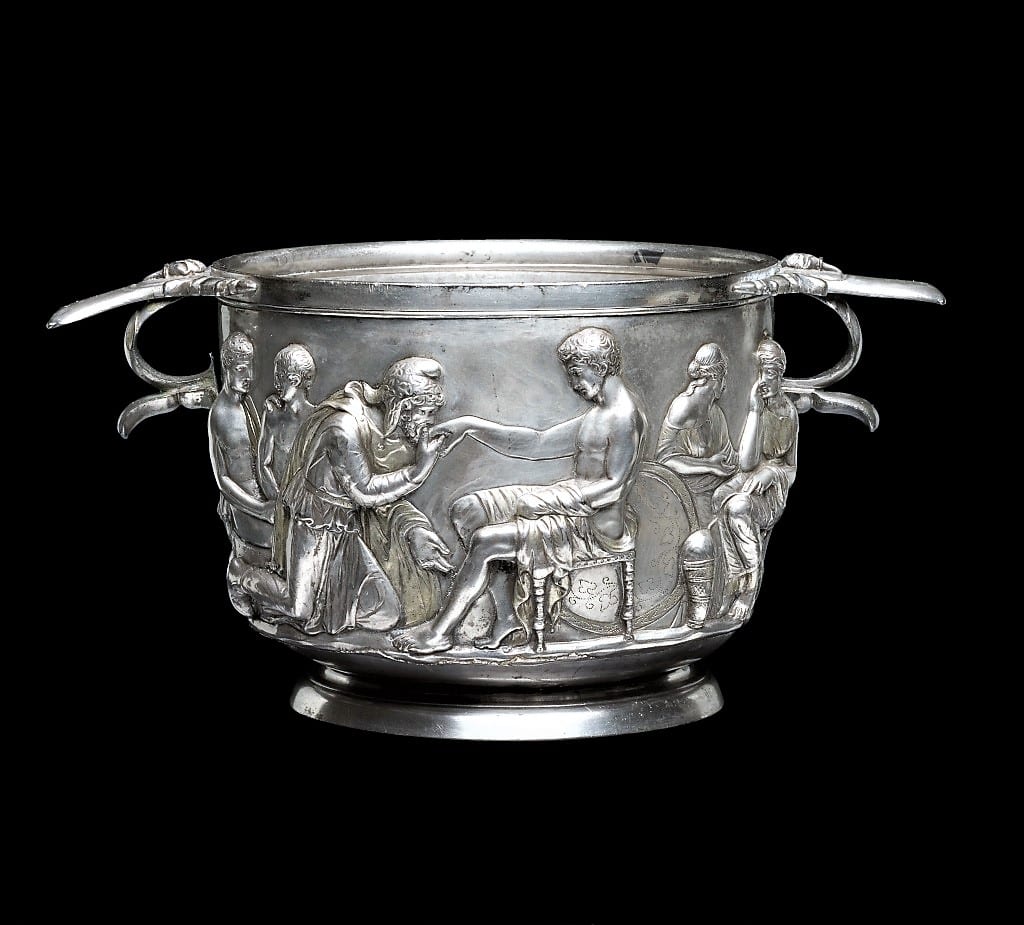 Hoby cup with Priam and Achilles