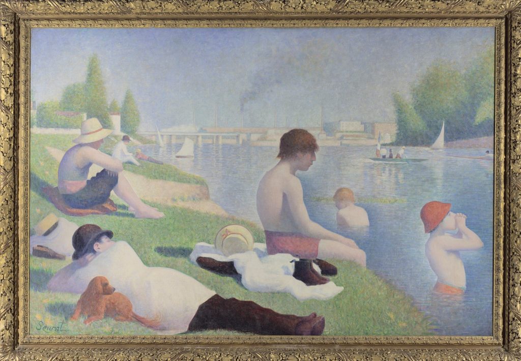 Georges Seurat, Bathers at Asnières 1884 (c) National Gallery, London