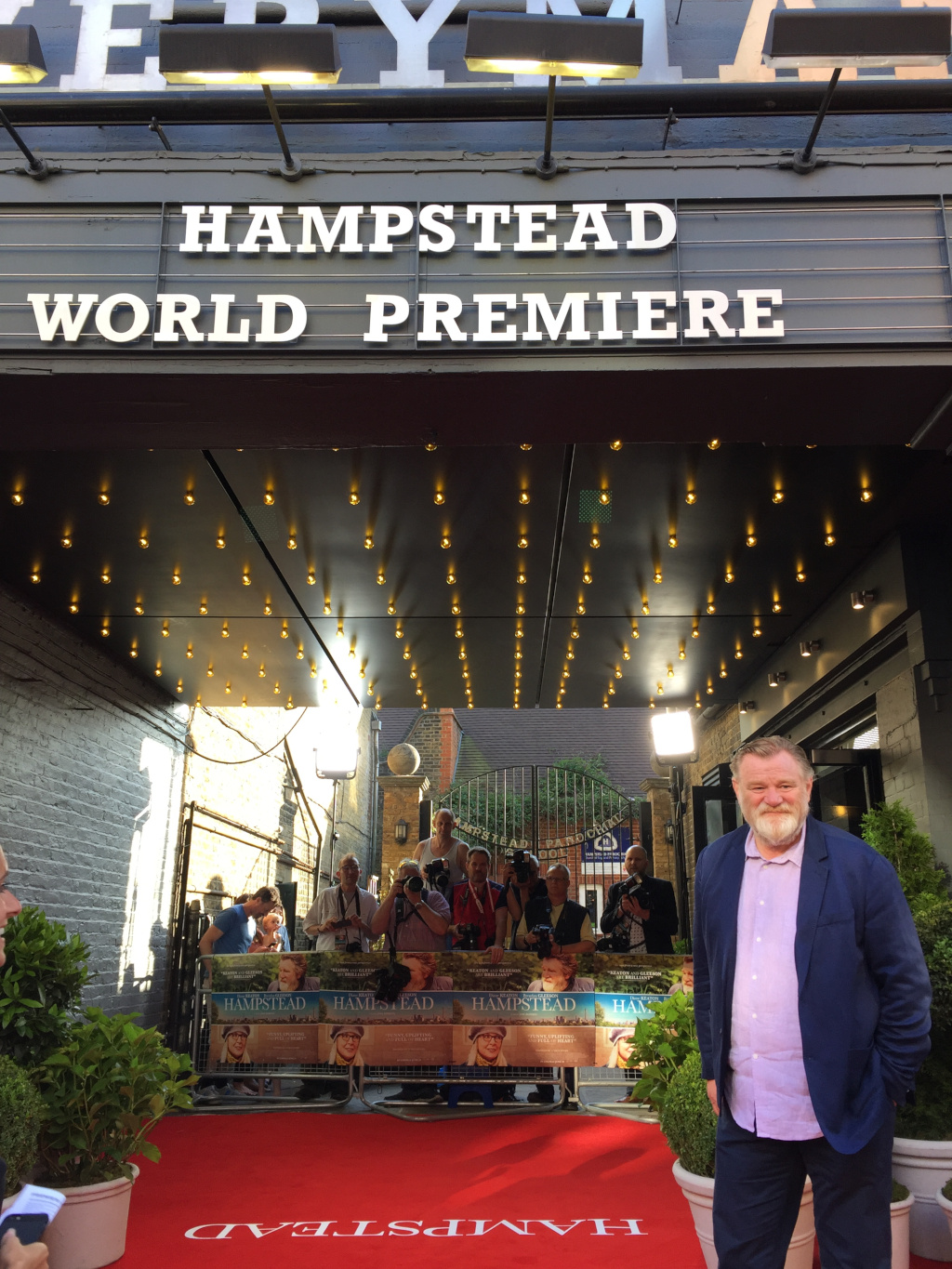 Brendan Gleeson at the world premiere of Hampstead