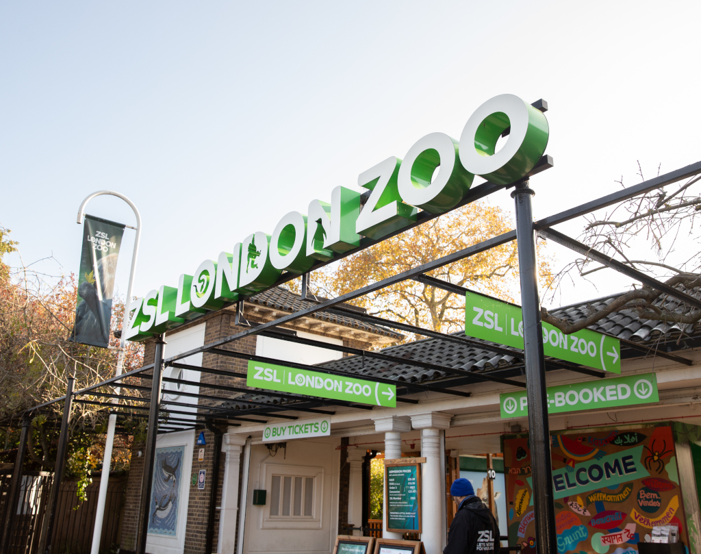 ZSL London Zoo main entrance © ZSL London Zoo