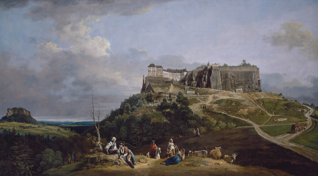 The Fortress of Königstein from the North-West, about 1756-8