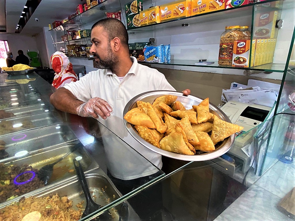 Jubin and the best samosas in London
