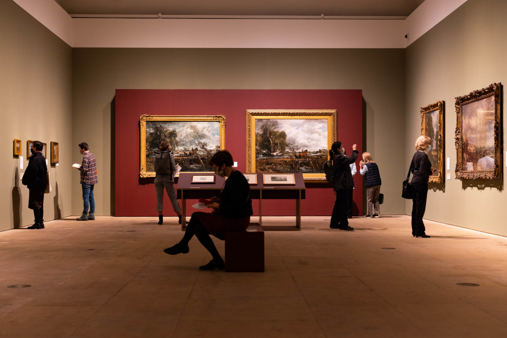 Installation view of the Late Constable exhibition at the Royal Academy of Arts, London (30 October 2021 - 13 February 2022). Photo: © Royal Academy of Arts, London / David Parry