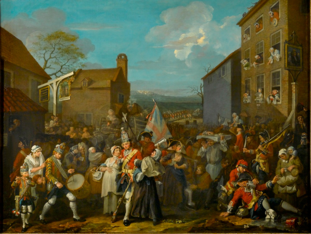 William Hogarth, The March of the Guards to Finchley, 1750 © The Foundling Museum