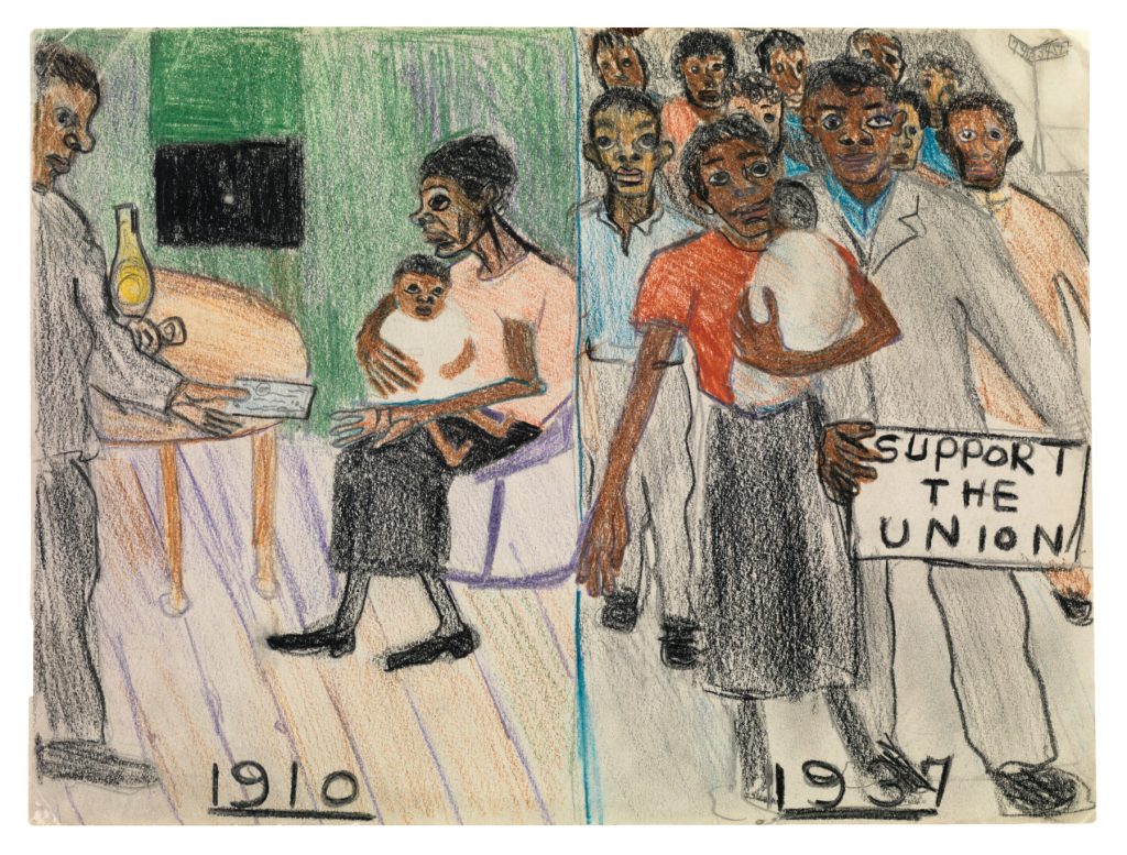 Alice Neel: Support the Union, 1937 © The Estate of Alice Neel, Courtesy The Estate of Alice Neel Hot Off The Griddle