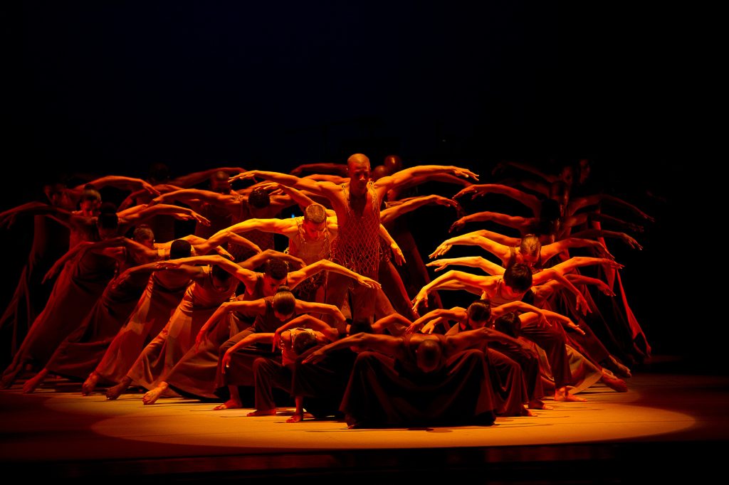 1 Alvin Ailey American Dance Theater in Revelations, photo by Christopher Duggan