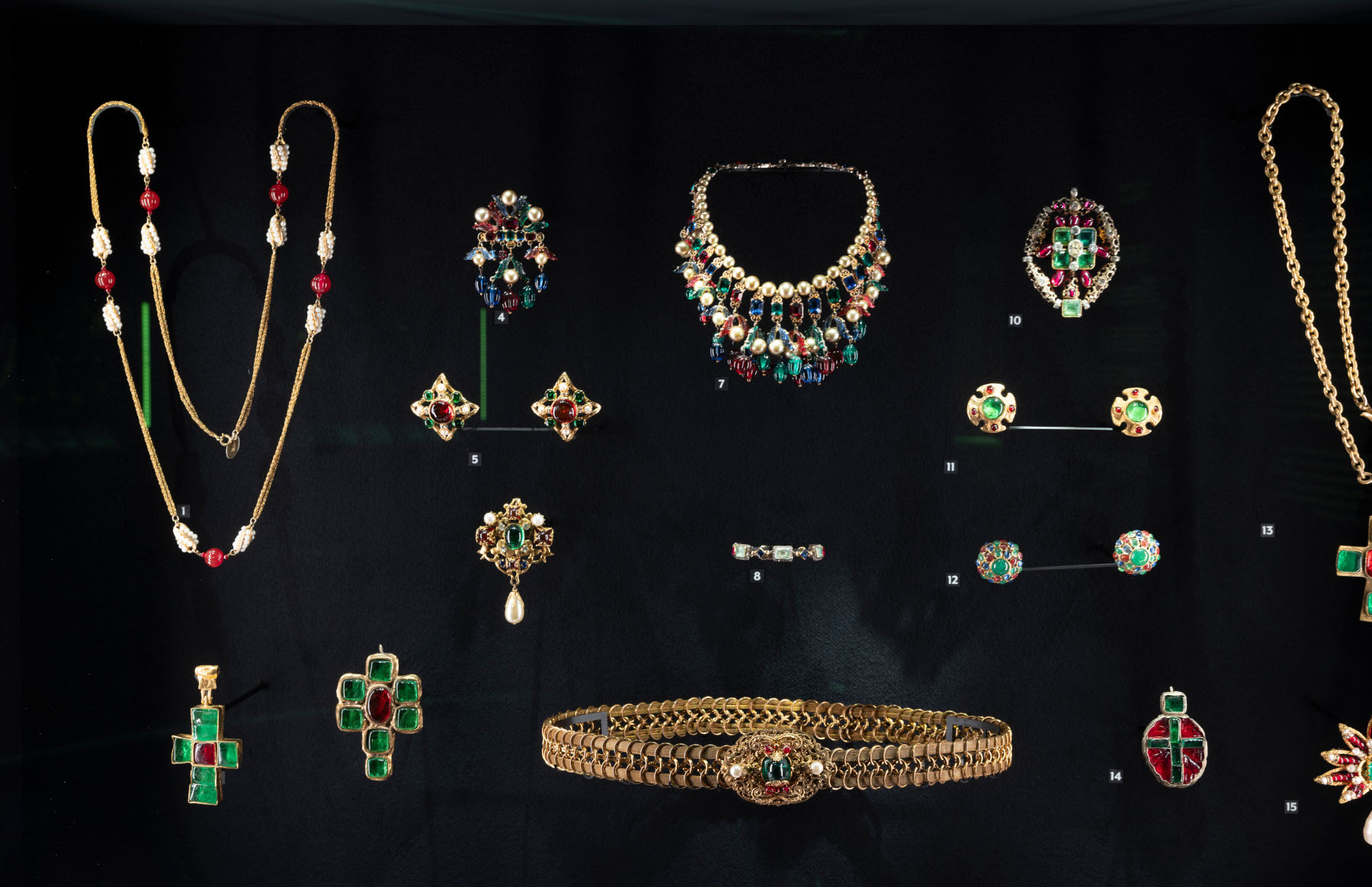 Selection of costume jewellery, House of Chanel,©Victoria and Albert Museum, London